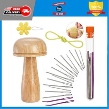 ZOOFOX Darning Mushroom Kit for Socks Hats Sweaters Repair with Sewing Needles picture