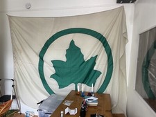 Giant NYC Parks Flag New York Stitched Rare Municipal Urban Relic Salvage picture