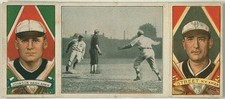 Washington New York Walter Johnson Gabby Street 1912 Baseball Portrait T202 picture