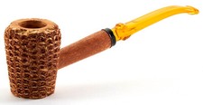 Missouri Meerschaum Let Freedom Ring Rob Roy Bowl Bent Corn Cob Pipe - 5638 picture