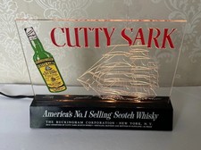 Vintage Cutty Sark Acrylic Lighted Advertising Sign picture