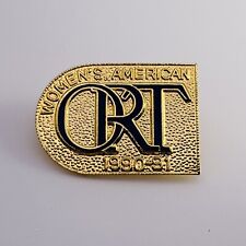 Women’s American ORT 1990-1991 Gold Tone Collectible Lapel Pin - Vintage picture