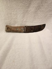 Antique Home Made Knife Tag reads Hickory Handle Mfg. Co. Conover NC.  11.75