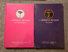 Umbrella Academy Hardcover Two Book Lot, Hotel Oblivion & You Look Like Death picture