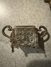 Brass Or Bronze Miniature Decorative Vessels with Celtic Or Mythical Design picture
