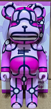 Bearbrick XLARGE Pink/Purple Art Figurine Boxed 400% picture