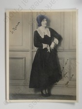 Actress Ann Penn Signed Autographed Dark Dress Lace Collar 1920s VTG Photo picture