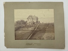 1890 antique PHOTO Rhode Island waterfront VICTORIAN ESTATE HOUSE p. j. burrell picture