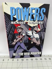 Powers 1: All the New Powers by Brian Michael Bendis Hard Cover 1st Ed picture