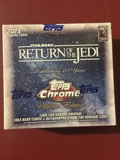 Star Wars 2023 Topps Chrome Sapphire Edition - Return of the Jedi - SEALED BOX picture