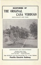 1911 Article, Original Casa Verdugo Restaurant Pacific Electric Railway Glendale picture