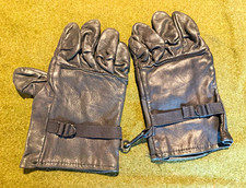 USGI D3A 2007 Black Leather Gloves by Nationwide Glove Company. Good condition  picture