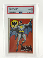 1966 Batman Non-Sport Trading Card #1 The Batman PSA 2.5 Cert 89141605 picture