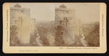 Photo:Granada Spain 1895 Alhambra Facade Stereoscopic View Panorama picture