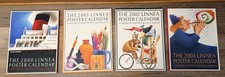 Vintage Linnea Poster Calendars Art Prints 2000, 2001, 2002, 2003 All Complete picture