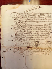 Original 17th Century Spanish Document picture