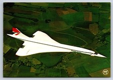Aviation Postcard British Airways Concorde Plane Stats Pi Card HY5 picture