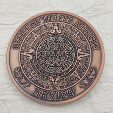 US Customs Border Protection CBP Attaché Mexico Challenge Coin picture