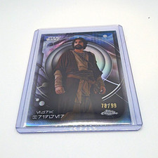 Topps 2026 Chrome Star Wars Ahsoka Ezra Bridger AURE-21 78/99 Parallel picture