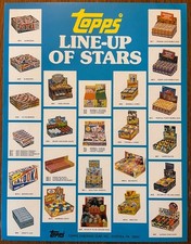 1983 Topps Line-Up of Stars Return of the Jedi Baseball Football Sale Sell Sheet picture