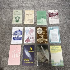 100 Vintage Christian Religious Tracts Evangelism Witness New Old Stock Lot 4 picture