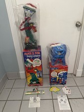 VTG 1998/99 Telco Mel Box + Frank E. Post Animated Singing Christmas Display Lot picture