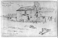 Photo:[Gettysburg, Pa. Trostle's house during the fight] picture