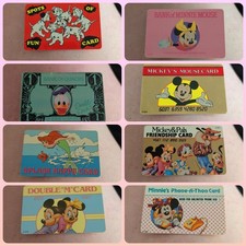 Vintage 1990s Disney Credit Card Lot Collection Disneyana Mickey Mouse for Play picture