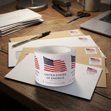 1 Roll Of 100 First Class US Postage Stamps picture