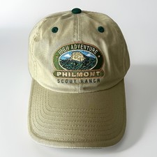 VTG Philmont Scout Ranch High Adventure Boy Scouts Tan Adjustable Cotton Cap picture