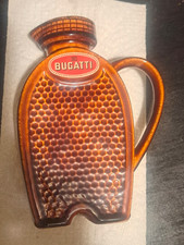Bugatti Vintage 1950s Ceramic  Pitcher , Le Chanteclair Restaurant - Rare  Brown picture