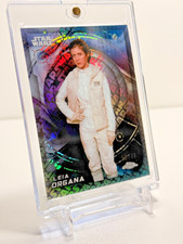 2026 TOPPS CHROME STAR WARS: LEIA ORGANA - LOGOFRACTOR /77 #183 picture
