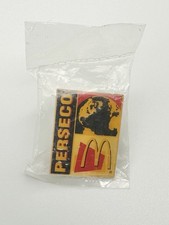 Vintage McDonald's PERSECO 1990s Global Packaging Lapel Pin Gold Enamel picture