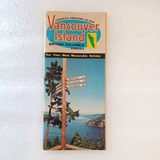 vintage VANCOUVER ISLAND travel brochure c 1954 Canada's Treasure Island picture