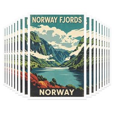 xtvinvm Vintage Travel Postcards, Norway Western Fjords picture
