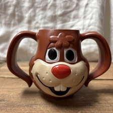 Vintage Nestle Quik 12-oz Molded Plastic Bunny Rabbit Cup chocolate milk picture
