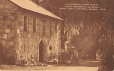 Haraszthy's Cellars BUENA VISTA VINEYARDS Sonoma, CA Winery Vintage Postcard picture