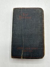 ID’d WWI U.S. Marines, 1917 POCKET Bible A.E.F. 11th Reg. France Albert Fergison picture