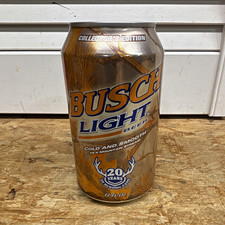 Busch Light Collector's Edition 20 Years of Hunting Beer Can 12 fl oz empty  picture