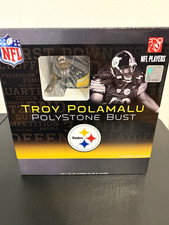 MVP Collection Troy Polamalu #43 Steelers Polystone Bust Limited Boxed picture