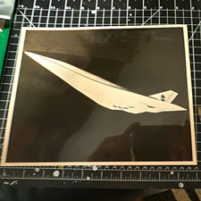 NASA Hypersonic Research Aircraft - B&W Press Photo - 1971 - 8x10” photo paper picture