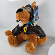 Vintage 1999 Warner Bros Studio Store Scooby Doo Aviator Bomber Jacket Rare picture