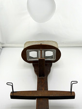 Vintage c1889s Monarch Stereoscope Viewer Wood Metal & 40 Stereoview Cards Lot picture