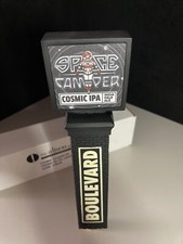 New Boulevard Space Camper Ipa W/ Magnet Labels Craft Beer Tap Handle Bar Lot picture