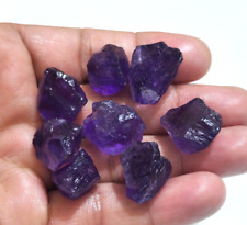 Attractive Purple Amethyst Rough 8 Pcs 15-21 mm Size Loose Gemstone For Jewelry picture