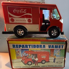 Vintage 1970’s Uniplast Coca-Cola Red plastic Delivery Truck made in Mexico picture