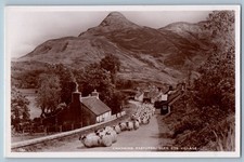 Argyll Scotland Postcard Changing Pastures Glencoe Village c1930's RPPC Photo picture