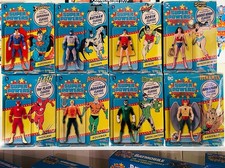DC Comics™ SUPER POWERS Kotobukiya Kenner EXCLUSIVE Vintage Figure STATUE SET picture