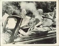 1939 Press Photo President Franklin D. Roosevelt at press conference in Georgia picture