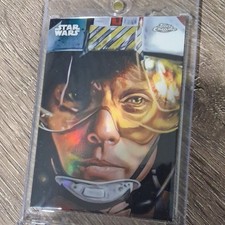 Topps 2026 Star Wars Finest Chrome Reflections R-19 Luke Skywalker Mike Stephens picture